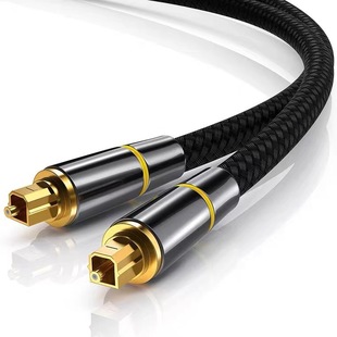 Customized Toslink Square Port Digital Optical Fiber Audio Cable Suitable for Dvd Equipment Channel Amplifier Audio Fiber Connection