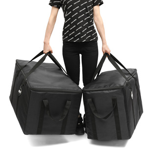 Large Capacity Travel Bag Oxford Cloth Thickened Moving Bag Waterproof Code Lock Luggage Bag Air Shipping Bag