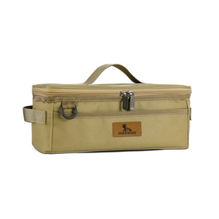 Outdoor picnic tableware storage bag camping barbecue cookware gas tank portable anti-collision storage bag portable waterproof stain resistant