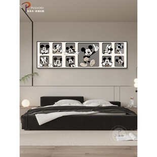 Cartoon Mickey Living Room Decorative Painting Modern Simple Mickey Mouse Children's Room Master Bedside Painting Boys and Girls