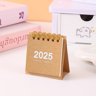 Новый календарь 2025 на заказ креативный настольный календарь милый мини-календарь студенческого офиса настольный календарь
