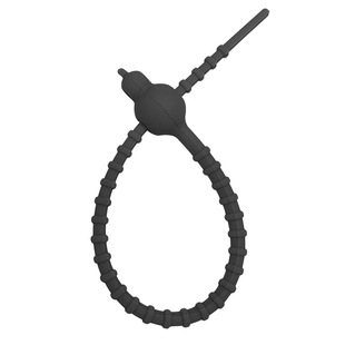 Double-hole gourd silicone cable tie 8-shaped lanyard data cable digital storage winder multifunctional strapping rope