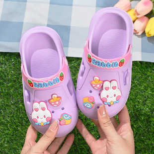 Children's sandals girls' summer baby beach shoes children's non-slip eva sandals indoor boys' hole shoes
