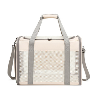 Cat bag a batch of pet luggage case cat bag large capacity portable breathable detachable folding pet out of the bag