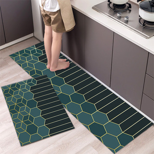 Cross-border Daifa Kitchen Floor Mat Light Luxury Household Water Absorbent and Oil Absorbing Bathroom Anti-slip Mat Dirty Resistant and Durable Diatom Mud Floor Mat