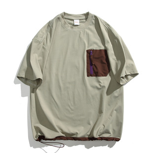 Hedao Le X Orderliness Mountain Outdoor Camping Quick-drying Pocket Stitching T-shirt Men's TEE-T1086