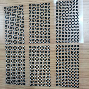 工厂3D三维扫描仪反光标识点目标点 反光标定板 内3外6反光标记点