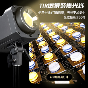 Foreign trade explosives fill light 100W photography live two-color warm fill light camera light portable beauty lighting equipment