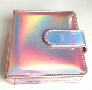 Cross-Border Mid-To-Classy 4-Square Leather Card Album with Pictures, Customized Photo Album, Star-Chasing Idol Card Album, Game Card Storage Album
