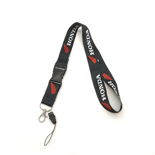 Motorcycle Long Lanyard MOTO Mobile Phone Work Card Hanging Neck Thermal Transfer Ribbon Car LOGO Ribbon