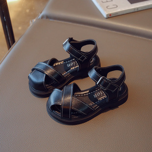 Children's Library Rabbit Girls' Sandals Baotou 2025 Summer New Children's Shoes Little Girl's Princess Shoes Soft-soled Casual