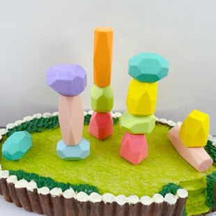 New Creative Decompression Stack Eraser suit Cute Student Building Blocks Eraser Clean Modeling Eraser