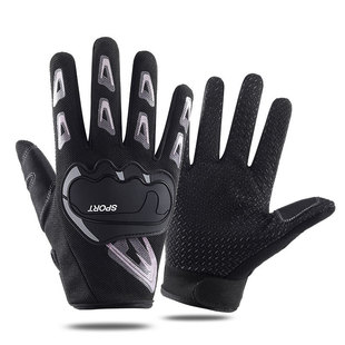 Sports gloves men and women Q9075 outdoor full finger non-slip tactical gloves driving shockproof fitness cycling gloves men