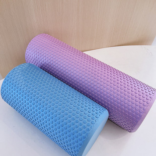 EVA yoga column solid floating point foam shaft hexagonal pattern Pilates column auxiliary yoga exercise rolling massage shaft