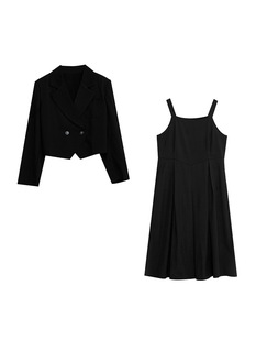 2369 Xuanchen slightly fat plus size French OL commuter style elegant vest skirt suit autumn Western style age-reducing two-piece suit