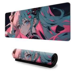 Cross-border Explosive Cat Mouse Pad Oversized Thickened Waterproof Computer Desk Mat Office Natural Rubber Mouse Pad