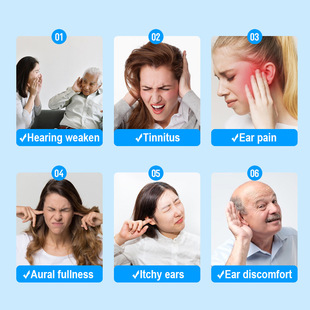 KanyeHB Ear Kang Ointment Tinnitus Ear Back Sticker Ear Kang Sticker Cross-border Foreign Trade Amazon AliExpress wish