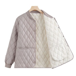 New Women's 2024 Fall/Winter New European and American Leisure Fashion plus size Loose Quilted Jacket Coat Women