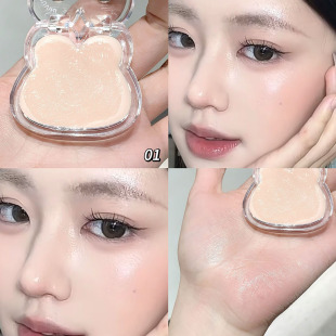 Cappuvini Bunny Water Light Multi-use Cream Korean Expansion High-gloss Blush Girl's Tender Makeup Female Rouge