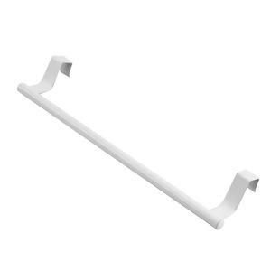 Stainless steel single and double bar towel rack bathroom punch-free towel hanging rod kitchen cabinet door back rag rack