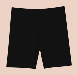 High waist belly contracting Ice Silk safety pants women's graphene pure cotton crotch breathable plus size Life mouth boxer underwear