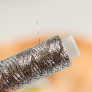 Handmade DIY Patchwork Household Sewing Machine Sewing Thread Embroidery Thread Handmade Gold and Silver Thread Metal Gold Thread Gold Thread Silver Thread