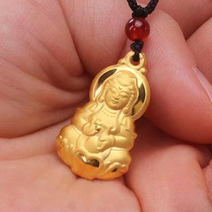 2024 new vietnamese gold pendant pendant matsu guanyin pendant guan gong pendant safe pendant for men and women free shipping