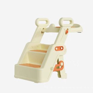 Children's Toilet Toilet Ring Staircase Toilet Auxiliary Pad Rack for Boys and Girls and Babies Ladder Foot Stool