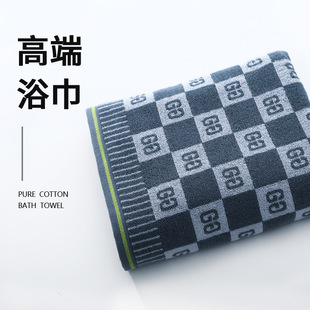 Gold large bath towel cotton class a standard 03KA0368A dark adult 140*73 a generation of hair household absorbent