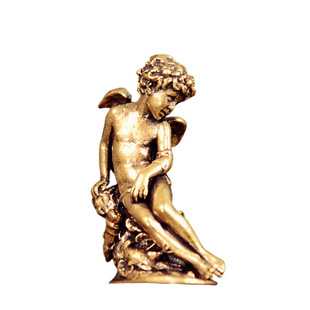 Little Cupid Antique Copper Ornaments Desktop Old Ornaments Brass Crafts Collection Cross-border Hot Sale in Europe and America