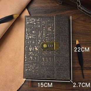 A6B5 кодовая книга с замком дневник