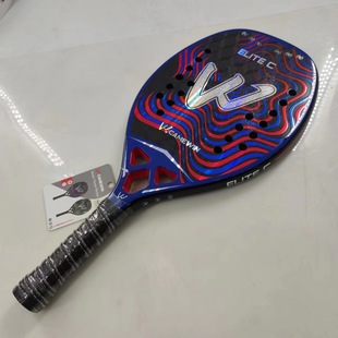 Kaiwei CAMEWIN4009 3K three-dimensional pattern carbon beach tennis racket good quality beach sports board tennis racket