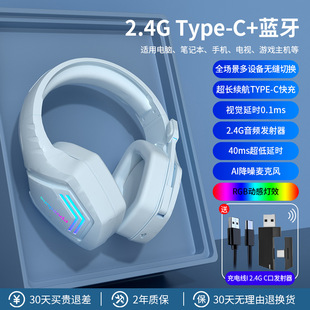 Headset Bluetooth Wireless Computer Laptop Game Phone with Microphone for Boys E-Sports Desktop