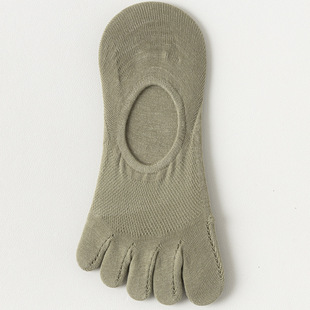 Ankle Socks non-slip non-slip heel women's five-finger socks summer thin split toe low-cut socks toe invisible socks summer