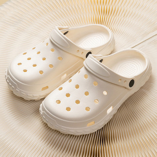 Parent-Child Cave Shoes Women's Summer Children's Seaside Beach Shoes Thick Sole Non-Slip Deodorant EVA Sandals and Slippers Men's Outer Wear