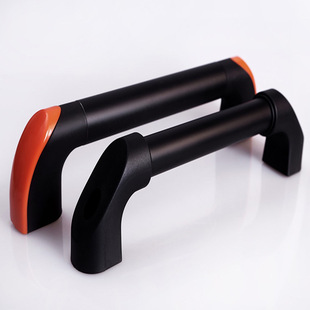 Thickened aluminum alloy round tube oven handle CNC machine tool protective door tubular handle oval lengthened handle