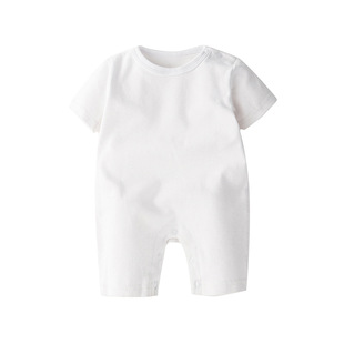 Manufacturers of infant cotton short-sleeved shorts baby clothes hayclothes jumpsuit flat climbing clothes frog clothing