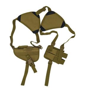 Outdoor camouflage underarm holster CS tactical shoulder bag double clip bag anti-theft invisible personality agent bag