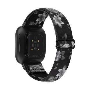 Для fitbit Versa3 Фиби плетеный ремешок регулируемая пряжка нейлон эластичные браслеты трансграничный ремешок для часов