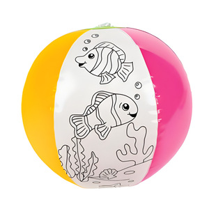 Manufacturers Custom 16inch Unicorn Cartoon Inflatable Beach Ball Pool Play Water Balloon to Map Free Design