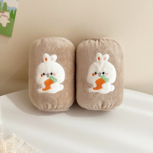 Children's sleeves wholesale anti-stain resistant autumn and winter plush warm sleeves new boys and girls cartoon cute sleeves