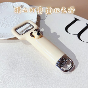 High-looking beer bottle opener creative cute wine bottle screwdriver household stainless steel bottle opener portable lid screwing device