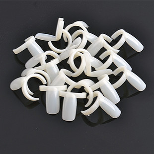Nail tools ring color card natural color finger ring nail ring color card color mark nail polish glue 50/bag