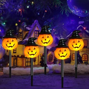 Halloween Pumpkin Solar Floor Light Pumpkin Decoration Courtyard Garden Outdoor Decoration Halloween Floor Light