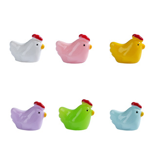 Foreign trade moss micro landscape creative chicken hen doll diy decorations blind bag accessories car small ornaments