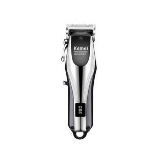 Comey KM-2619 electric hair clipper metal body LCD digital display electric clipper hair salon dedicated high-power