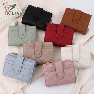 Минь для новой вышивальной нитки Xiaxiangfeng Ladies Wallet Оптовая продажа нескольких карт