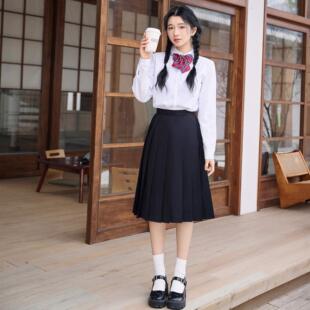 Graduation Season Class Uniforms, College Style Suits, High School and Junior High School Students' Chorus Performance Uniforms, Long Skirts, School Uniforms, Sports Meeting Performance Uniforms