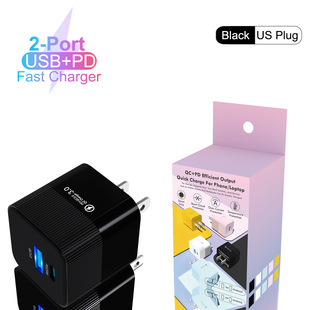 QC3.0 быстрая зарядка нескольких цветов зарядная головка usb зарядное устройство портативное дорожное зарядное устройство PD25W мобильный телефон быстрая зарядка