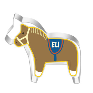 Stainless steel biscuit mold horse shape foreign trade export factory supply fondant mold wholesale 7067